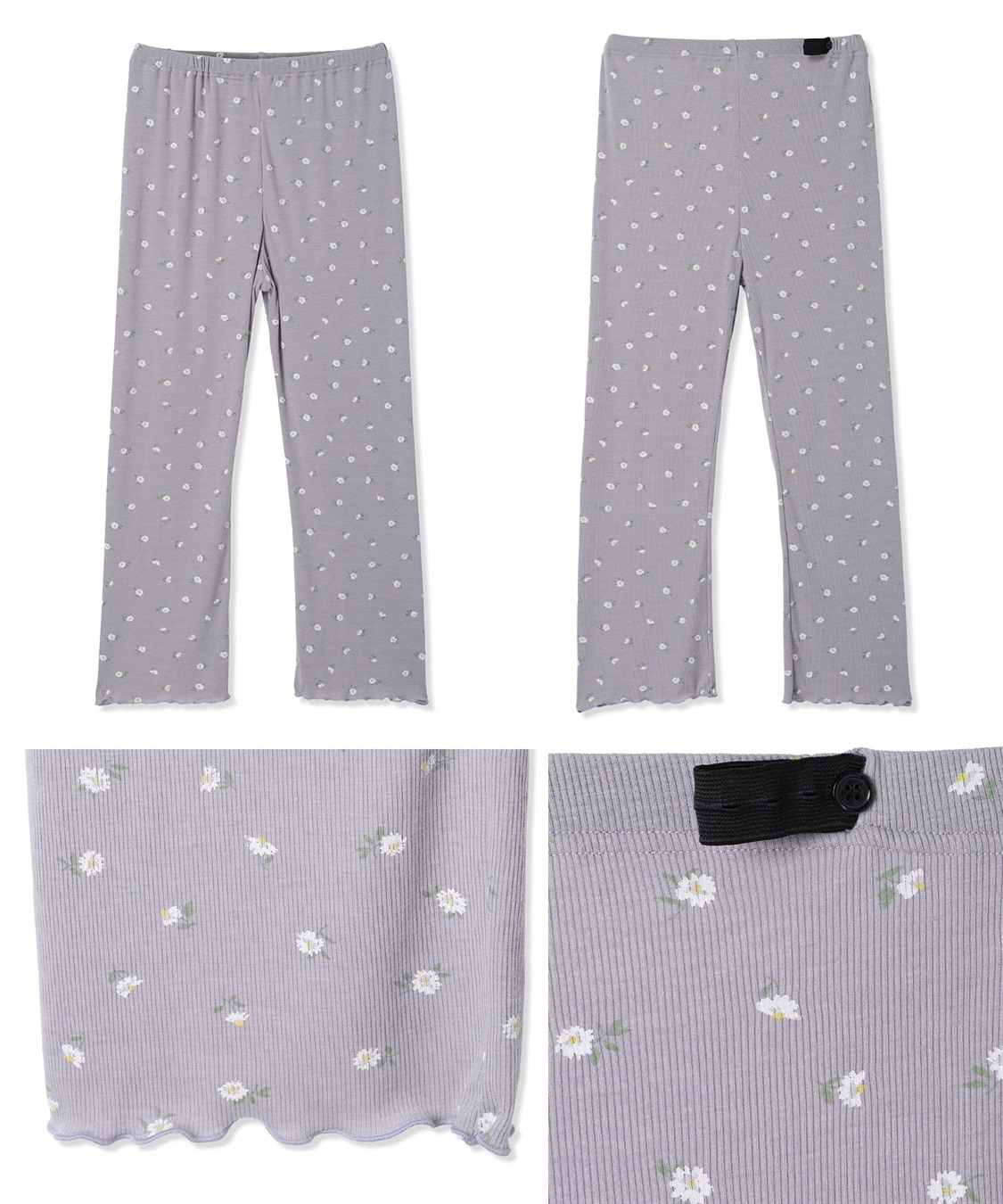 Rosemadame ストレッチリブ小花柄パジャマ_sub_22