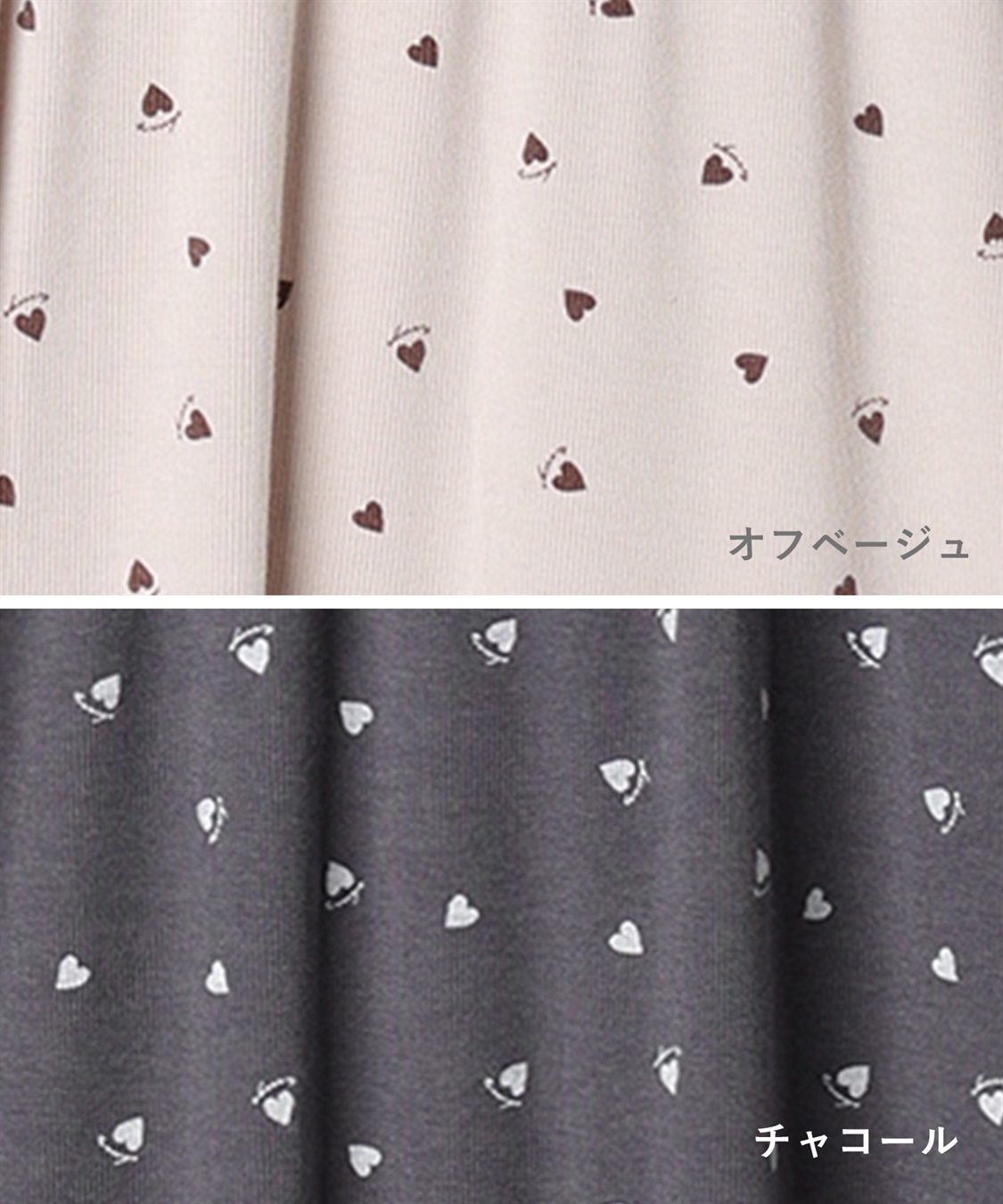 Rosemadame リブハート柄プリントワンピースパジャマ(産前・産後対応 マタニティ＆授乳服 ルームウェア)_sub_23