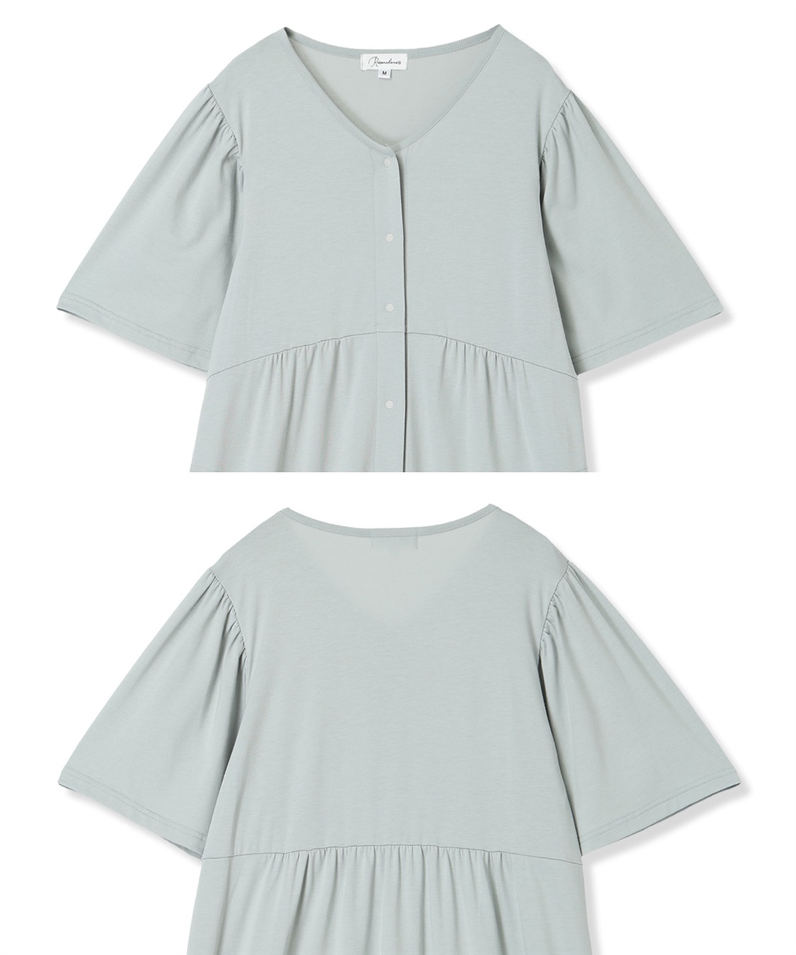 Rosemadame 無地・フルーツプリントネグリジェ/ワンピースパジャマ（マタニティ/授乳服）授乳口付き 授乳楽々 妊婦服 産前・産後対応_sub_25