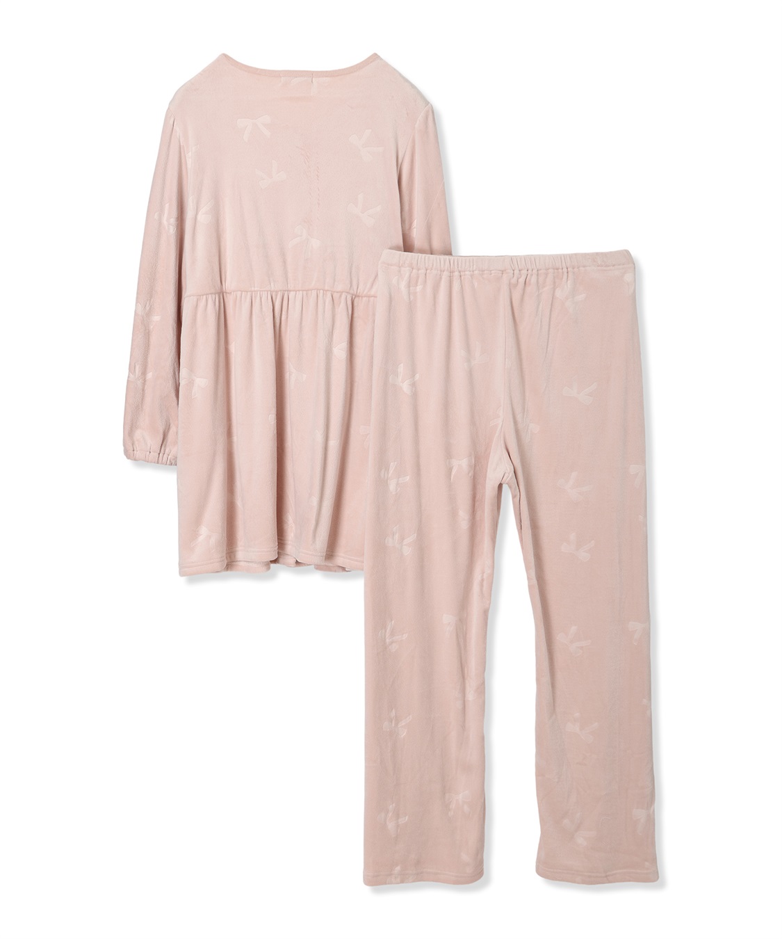 Rosemadame ベロアリボンエンボスパジャマ（マタニティ/ 妊婦服）授乳楽々 妊婦服 産前・産後対応_sub_16