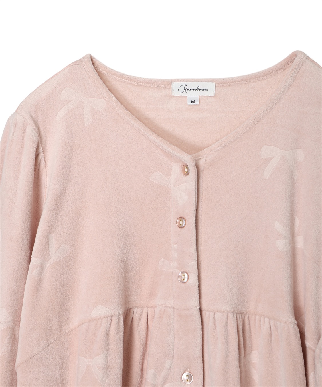 Rosemadame ベロアリボンエンボスパジャマ（マタニティ/ 妊婦服）授乳楽々 妊婦服 産前・産後対応_sub_17