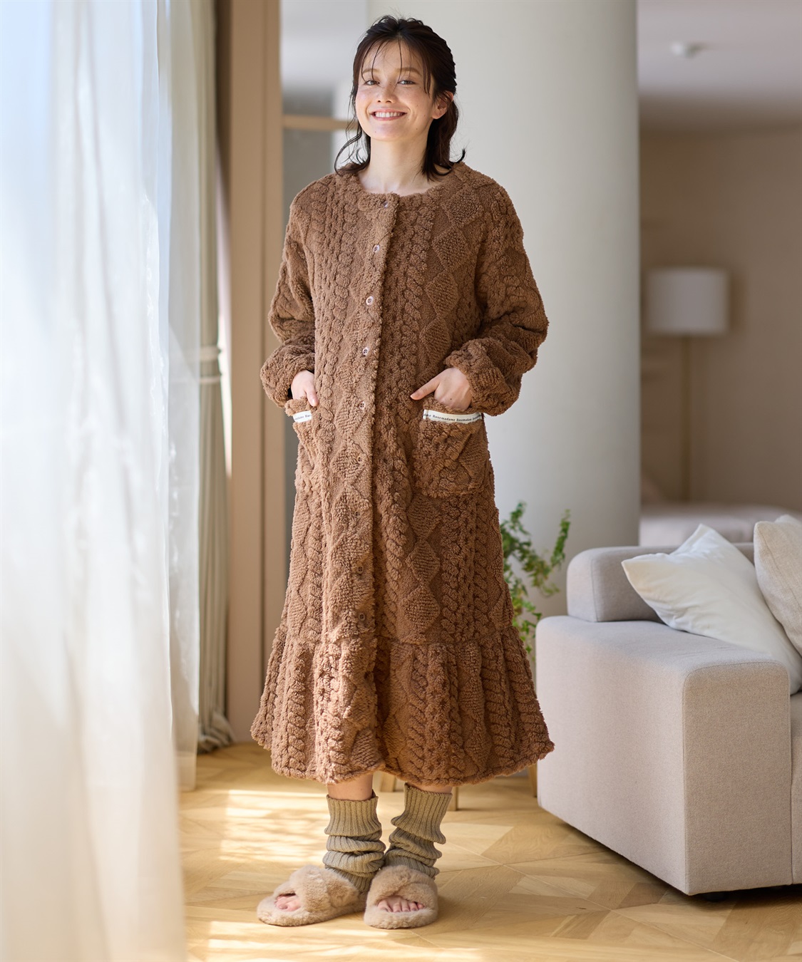 Rosemadame ｹｰﾌﾞﾙ柄ﾌﾘｰｽﾈｸﾞﾘｼﾞｪ_sub_7