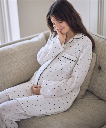 Rosemadame Ｗガーゼハート柄パジャマ（マタニティ/ 妊婦服）授乳楽々 妊婦服 産前・産後対応_subthumb_10