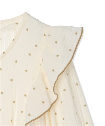 Rosemadame Ｗガーゼハート柄ネグリジェ/ワンピースパジャマ（マタニティ/ 妊婦服）授乳楽々 妊婦服 産前・産後対応_subthumb_18