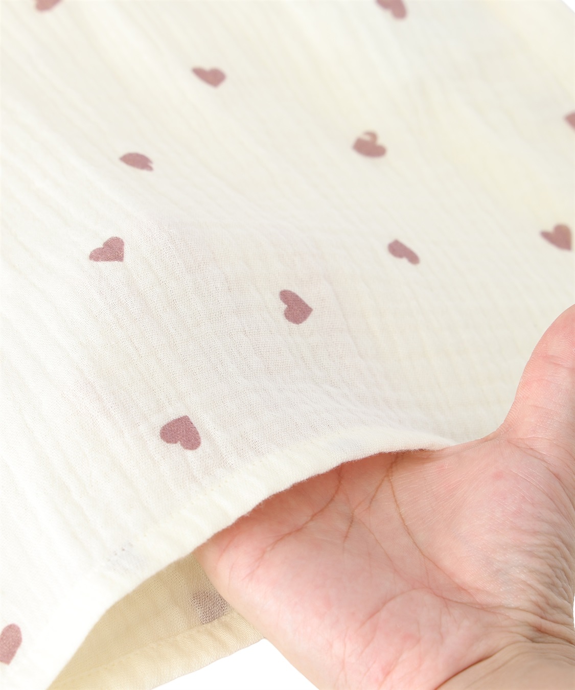 Rosemadame Ｗガーゼハート柄ネグリジェ/ワンピースパジャマ（マタニティ/ 妊婦服）授乳楽々 妊婦服 産前・産後対応_sub_26