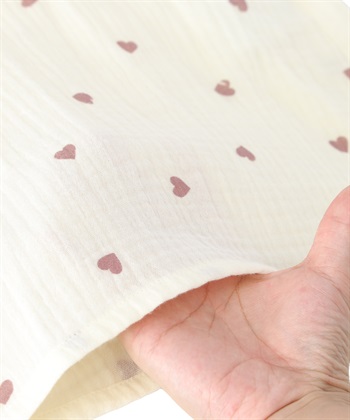 Rosemadame Ｗガーゼハート柄ネグリジェ/ワンピースパジャマ（マタニティ/ 妊婦服）授乳楽々 妊婦服 産前・産後対応_subthumb_26