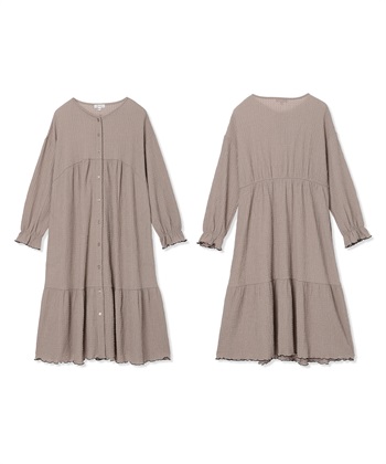 Rosemadame ポコポコジャガード配色メロウネグリジェ/ワンピースパジャマ（マタニティ/ 妊婦服）授乳楽々 妊婦服 産前・産後対応_subthumb_17