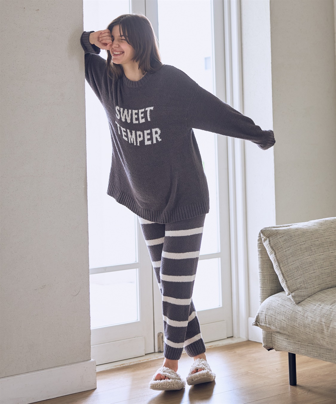 Rosemadame モコモコニットルームウェア上下セット_sub_2