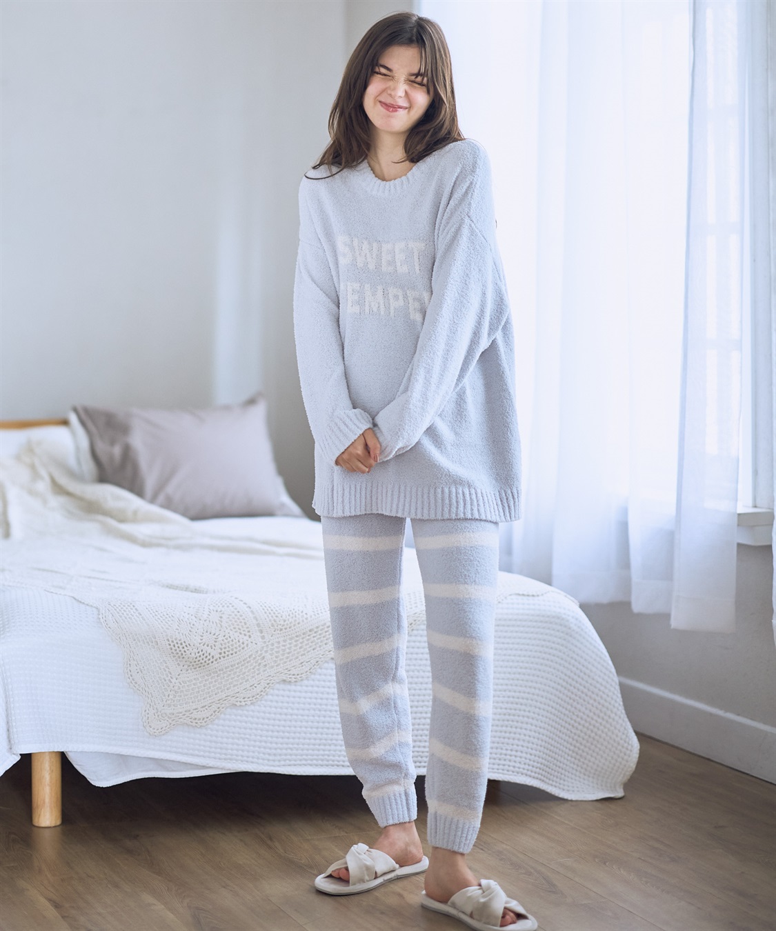 Rosemadame モコモコニットルームウェア上下セット_sub_4