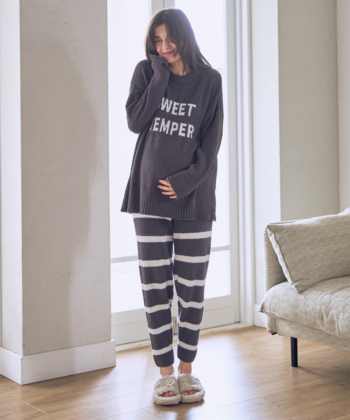 Rosemadame モコモコニットルームウェア上下セット_sub_12