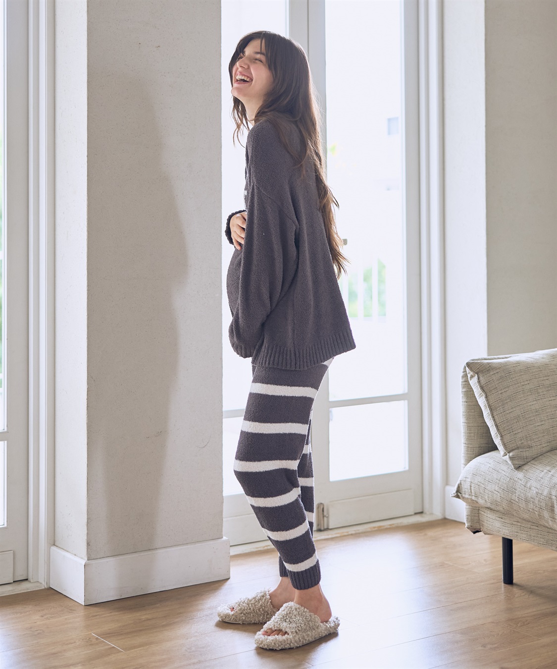 Rosemadame モコモコニットルームウェア上下セット_sub_13