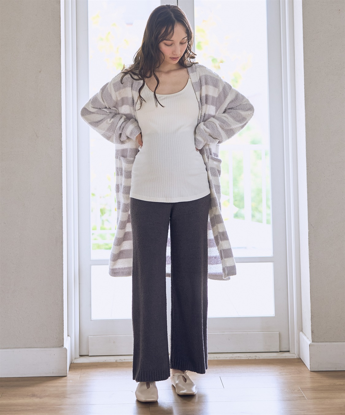 Rosemadame モコモコニット腹巻パンツ_sub_5