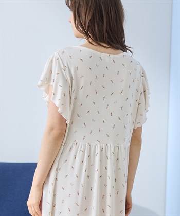 Rosemadame ワッフル風アイス柄ネグリジェ/ワンピースパジャマ/マタニティパジャマ（マタニティ/授乳服）上下セット 授乳口付き 授乳楽々 妊婦服 産前・産後対応_subthumb_21