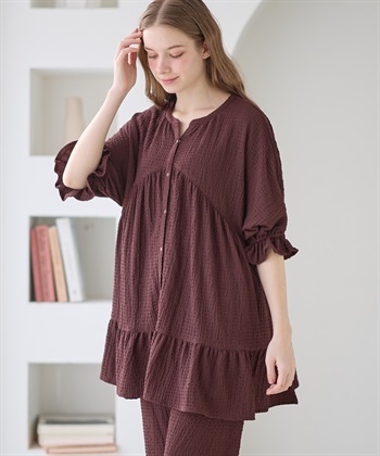 Rosemadame ふくれジャガード マタニティパジャマ （マタニティ/ 妊婦服）授乳楽々 妊婦服 産前・産後対応_subthumb_19