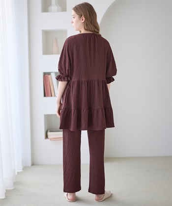 Rosemadame ふくれジャガード マタニティパジャマ （マタニティ/ 妊婦服）授乳楽々 妊婦服 産前・産後対応_subthumb_24