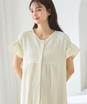 Rosemadame ふくれジャガードネグリジェ/マタニティパジャマ ワンピースパジャマ（マタニティ/ 妊婦服）授乳楽々 妊婦服 産前・産後対応_subthumb_20