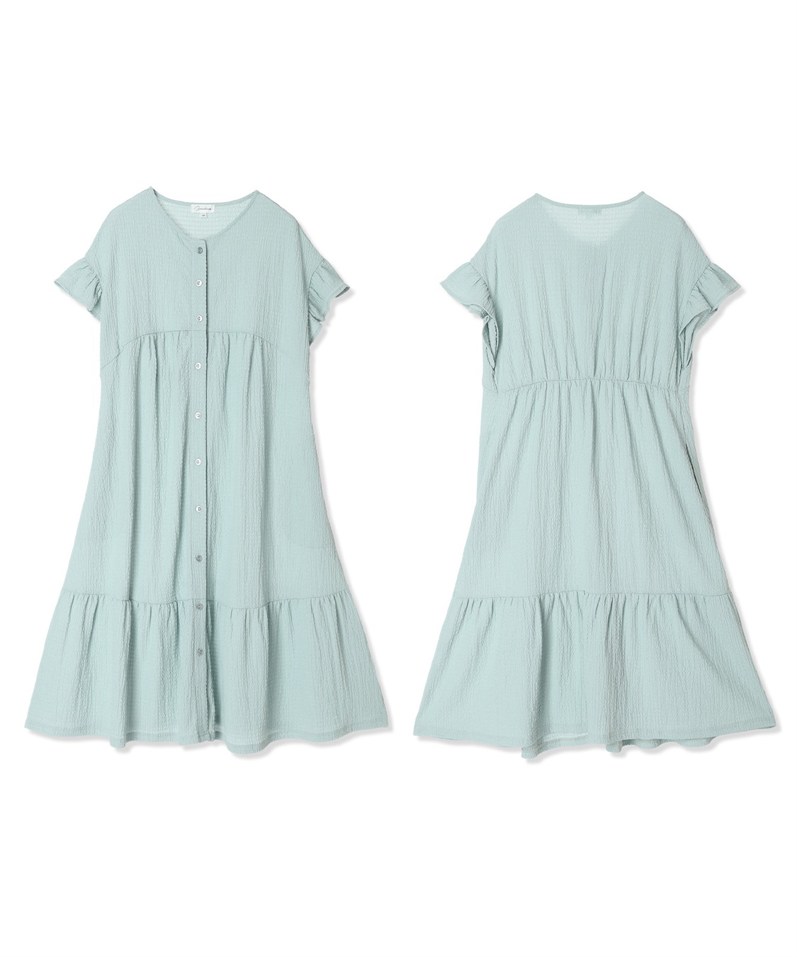 Rosemadame ふくれジャガードネグリジェ/マタニティパジャマ ワンピースパジャマ（マタニティ/ 妊婦服）授乳楽々 妊婦服 産前・産後対応_sub_25