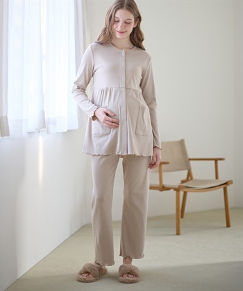 Rosemadame フライスパジャマ/ルームウェア（マタニティ/授乳服）授乳楽々 妊婦服 産前・産後対応_subthumb_2