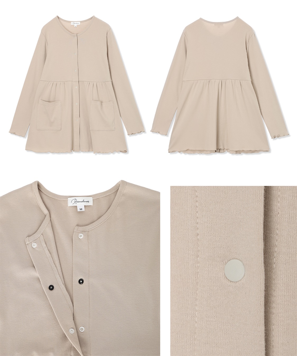 Rosemadame フライスパジャマ/ルームウェア（マタニティ/授乳服）授乳楽々 妊婦服 産前・産後対応_sub_9