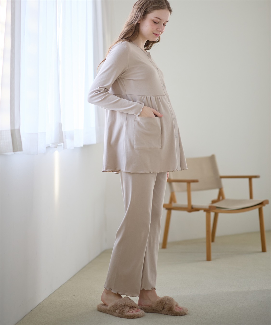 Rosemadame フライスパジャマ/ルームウェア（マタニティ/授乳服）授乳楽々 妊婦服 産前・産後対応_sub_15