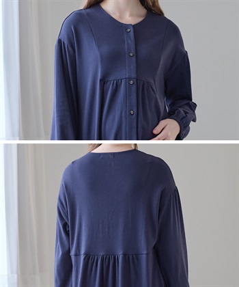 Rosemadame フライスネグリジェ/ワンピースパジャマ/ルームウェア（マタニティ/授乳服）授乳楽々 妊婦服 産前・産後対応_subthumb_8