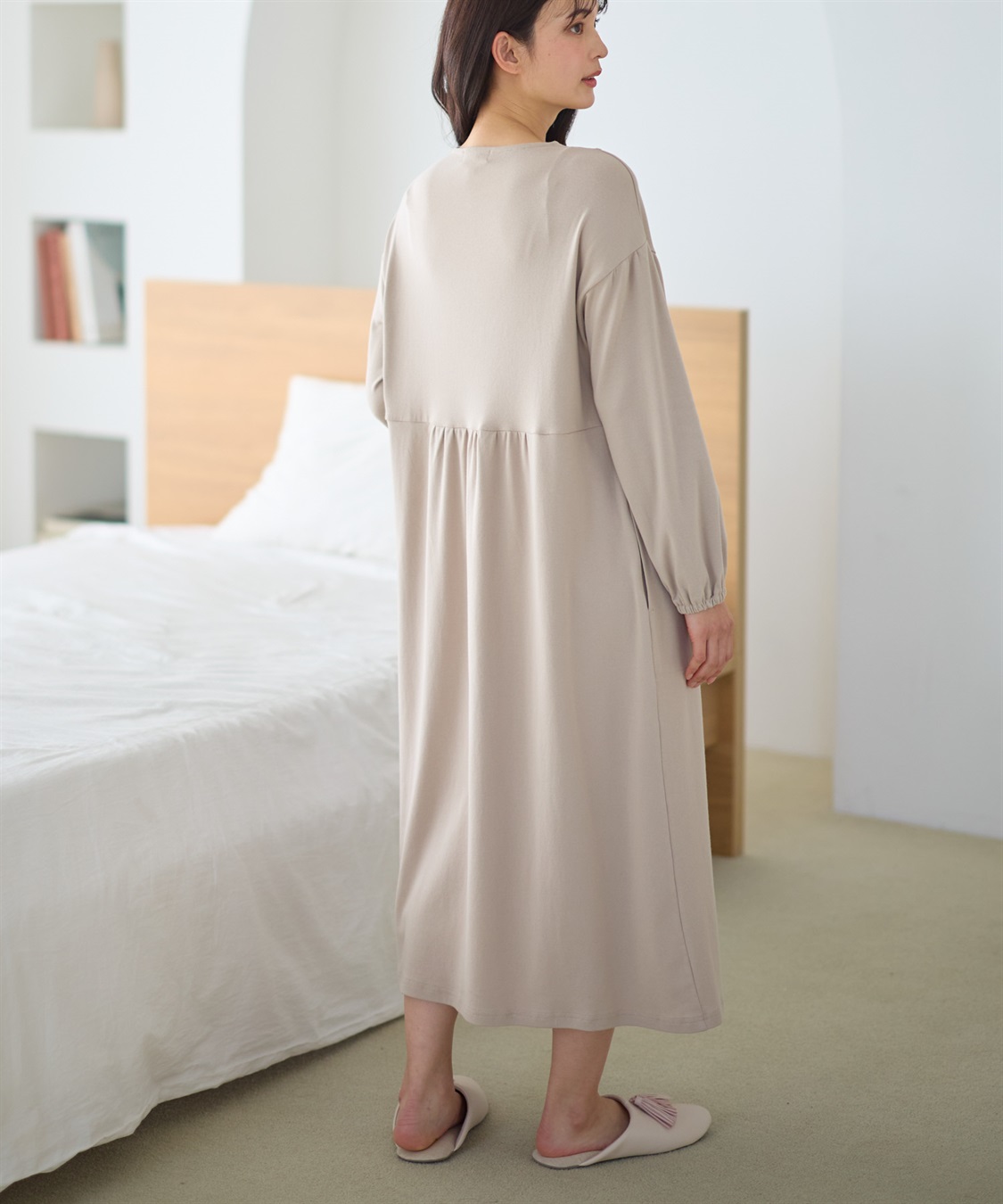 Rosemadame フライスネグリジェ/ワンピースパジャマ/ルームウェア（マタニティ/授乳服）授乳楽々 妊婦服 産前・産後対応_sub_16