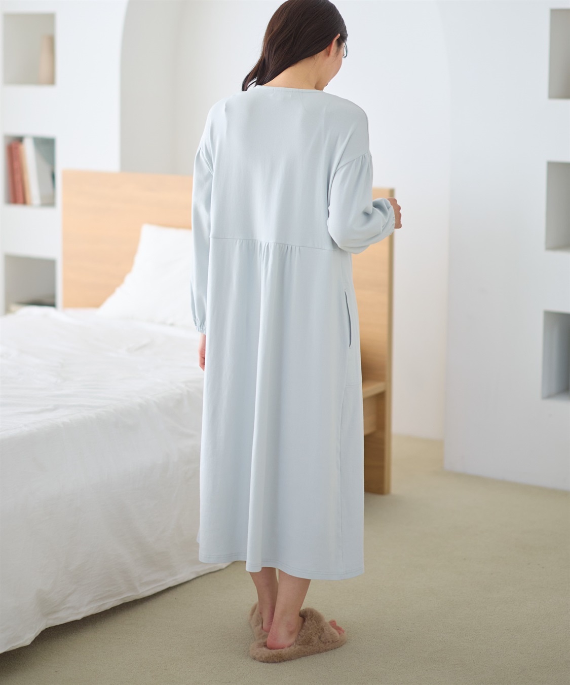 Rosemadame フライスネグリジェ/ワンピースパジャマ/ルームウェア（マタニティ/授乳服）授乳楽々 妊婦服 産前・産後対応_sub_20