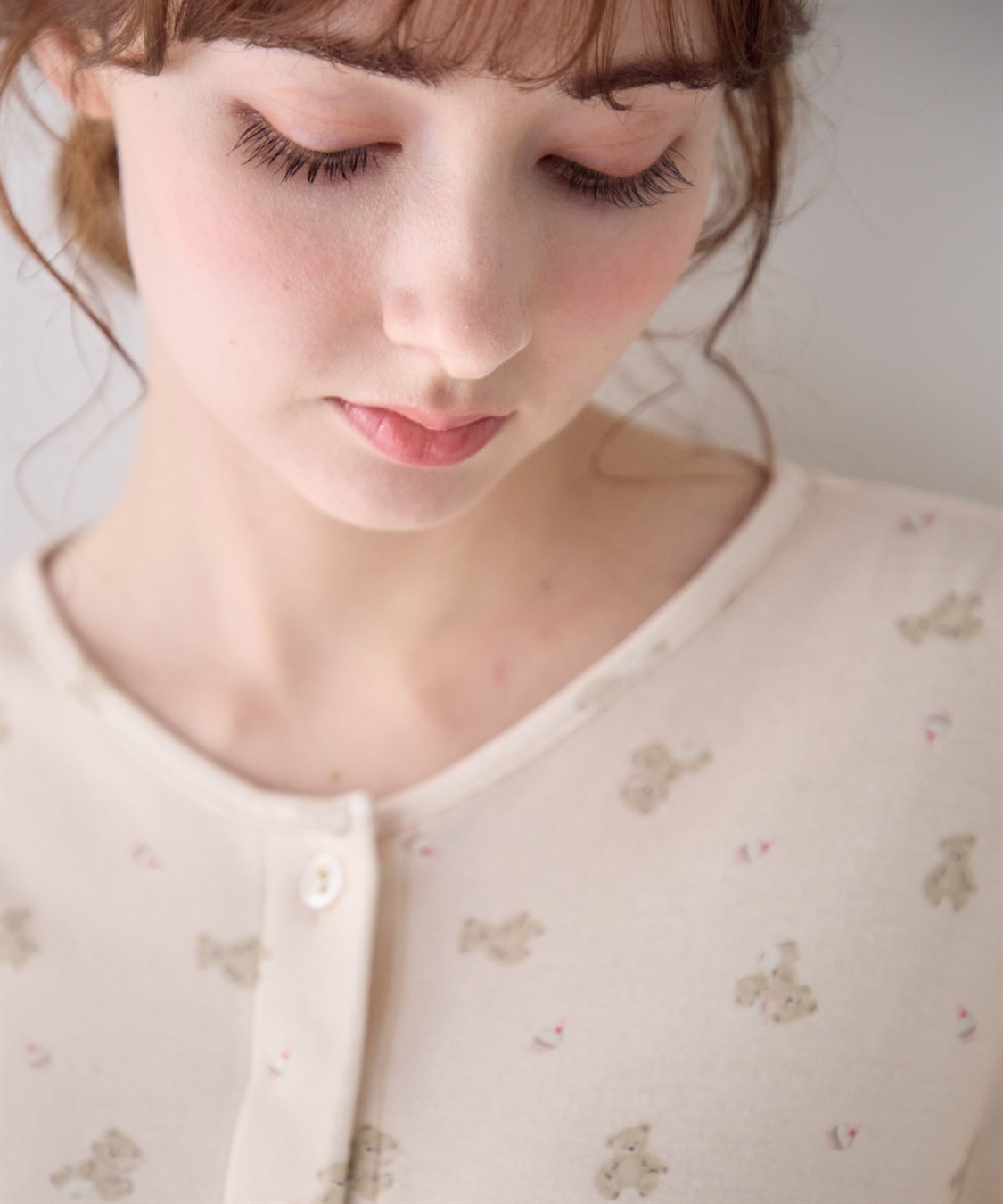 Rosemadame 【親子でお揃い】マタニティ パジャマ｜綿100％ クマ柄 授乳服 ルームウェア 産前産後対応_sub_20