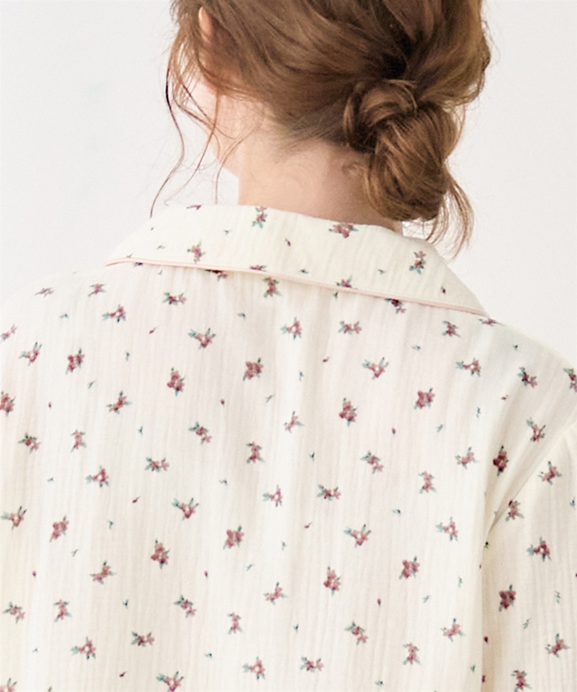 Rosemadame マタニティパジャマ 綿100％｜ダブルガーゼ 花柄 授乳対応 入院準備 産前産後対応_sub_21