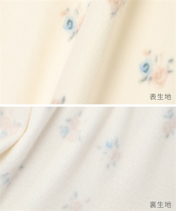 Rosemadame ベロア 小花柄 ネグリジェ ワンピース マタニティ パジャマ 授乳対応 入院準備 産前 産後 対応_subthumb_24