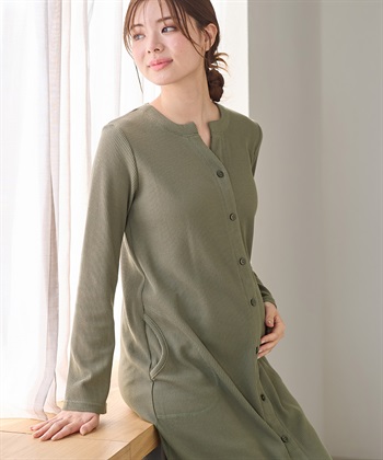 Rosemadame ワッフルワンピ×レギンス２WAYパジャマ（マタニティ/授乳服）入院準備 出産準備 産前 産後_subthumb_9