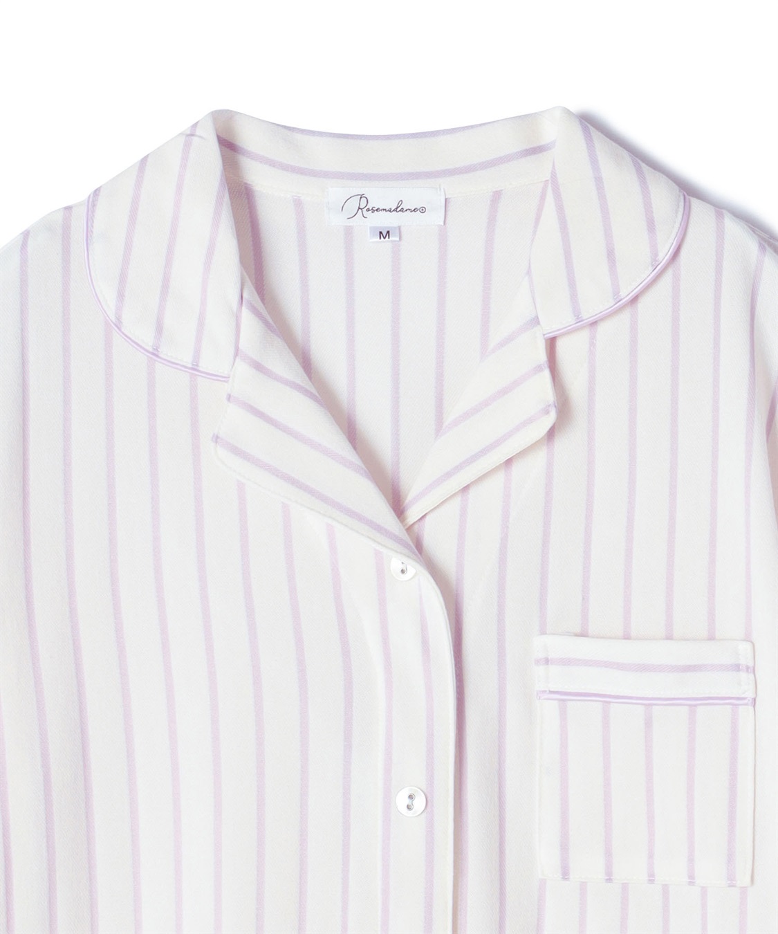 Rosemadame ツイルニット ストライプ柄パジャマ・ネグリジェ（マタニティ/授乳服）入院準備 出産準備 授乳楽々　授乳口付き産前 産後　_sub_19