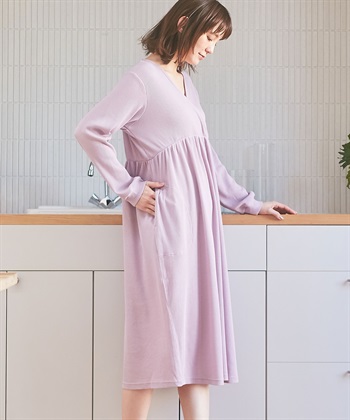 Rosemadame ワッフルカシュクール  ルームワンピース・パジャマ（マタニティ/授乳服）入院準備 出産準備 授乳楽々　授乳口付き産前 産後　_subthumb_22