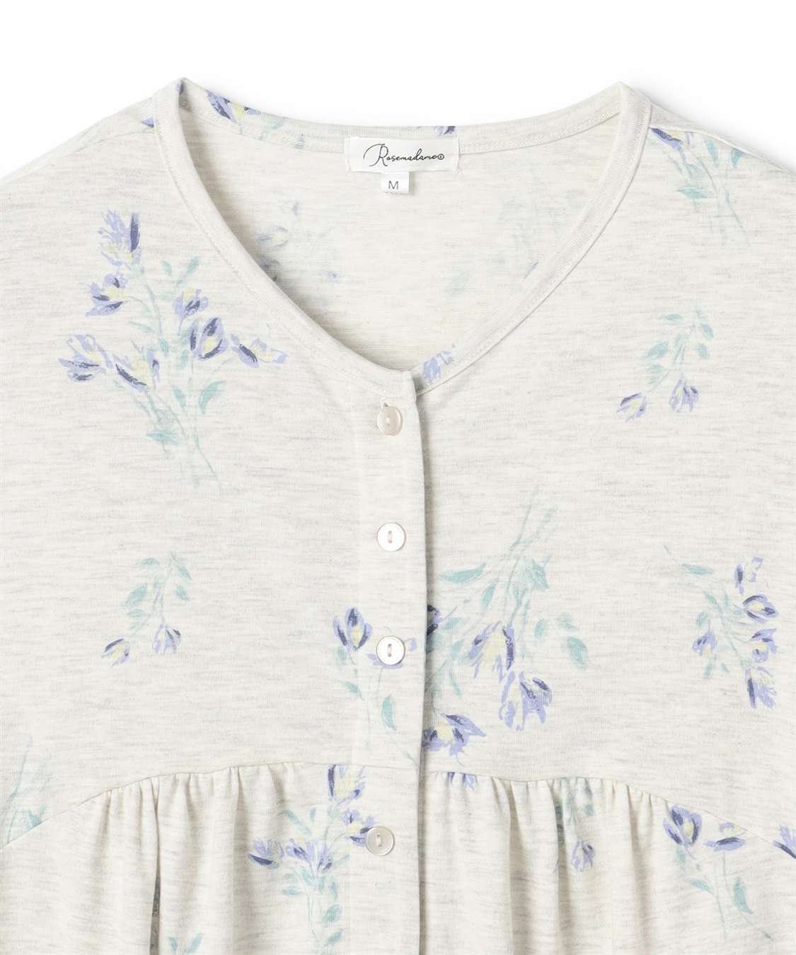 Rosemadame 【セット】吸汗速乾 機能付きフラワープリントカットソー半袖２WAYパジャマ（マタニティ&授乳服）_sub_21