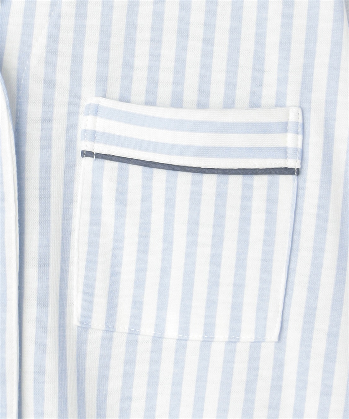 Rosemadame 吸汗速乾　快適ストライプカットソー半袖パジャマ上下セット_sub_23