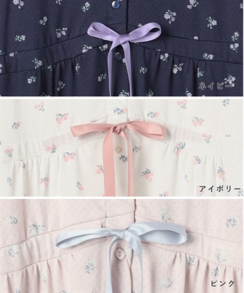 Rosemadame 【セット】パターンメッシュ花プリント半袖パジャマ&レギンス（マタニティ&授乳服）_subthumb_25