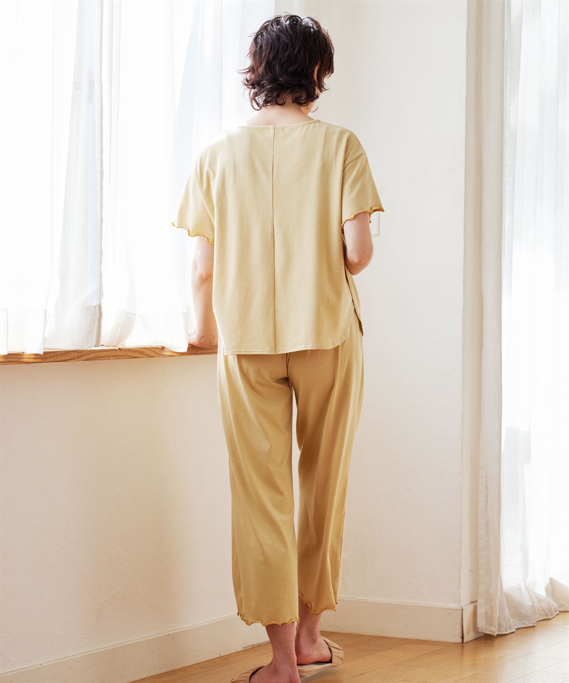 Rosemadame ママの声から生まれたマタニティから産後までらくちん授乳半袖ルームウェア上下セット_sub_14