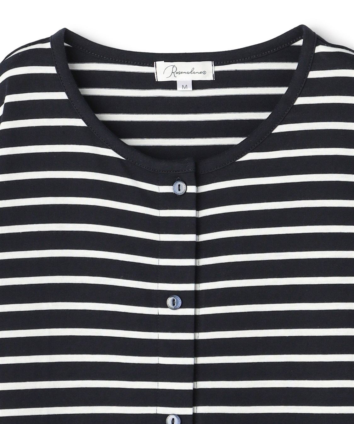 Rosemadame 上下セット天竺先染めボーダー＆無地 らくらく授乳半袖パジャマ（マタニティ～産後）_sub_20