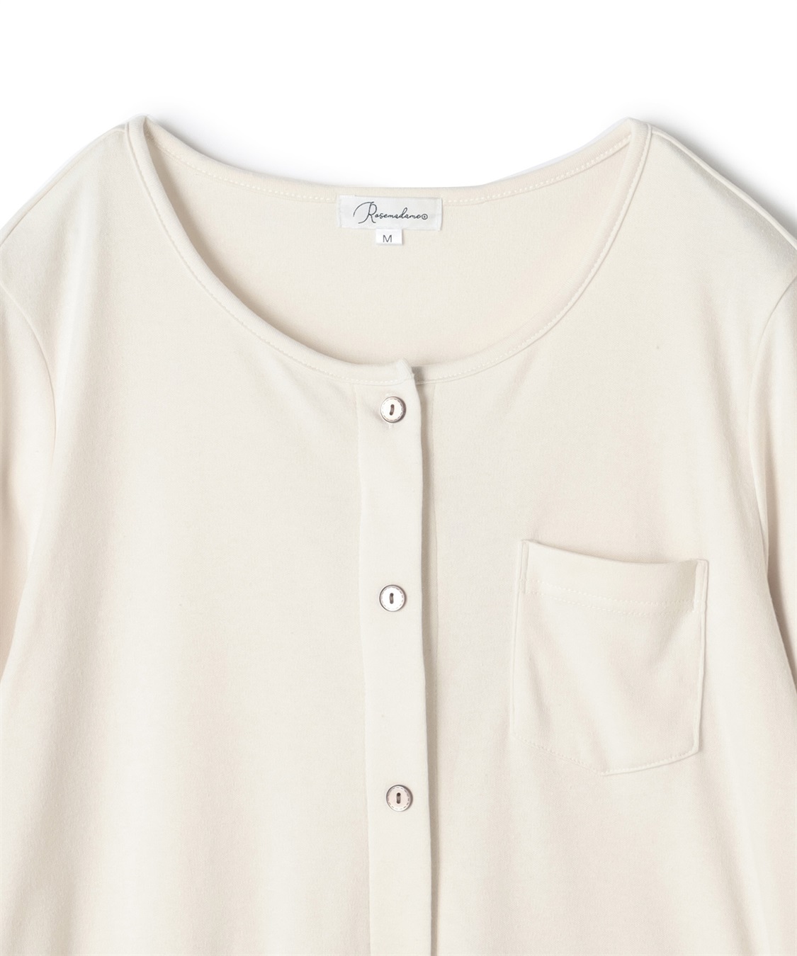 Rosemadame 【セット】ふわふわスムース無地・ネコ柄パジャマ(産前・産後対応 マタニティ＆授乳服 ルームウェア)_sub_18