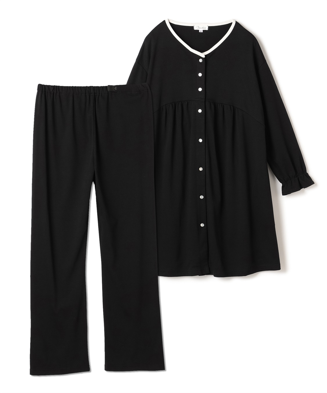 Rosemadame 【セット】ふわふわスムースパイピングネックパジャマ(産前・産後対応 マタニティ＆授乳服 ルームウェア)_sub_26