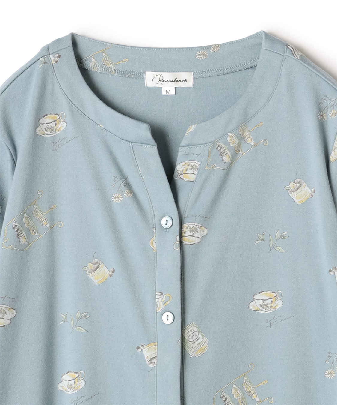 Rosemadame スムース素材ティータイムモチーフネグリジェ・パジャマ(産前・産後対応 マタニティ＆授乳服 ルームウェア)_sub_14