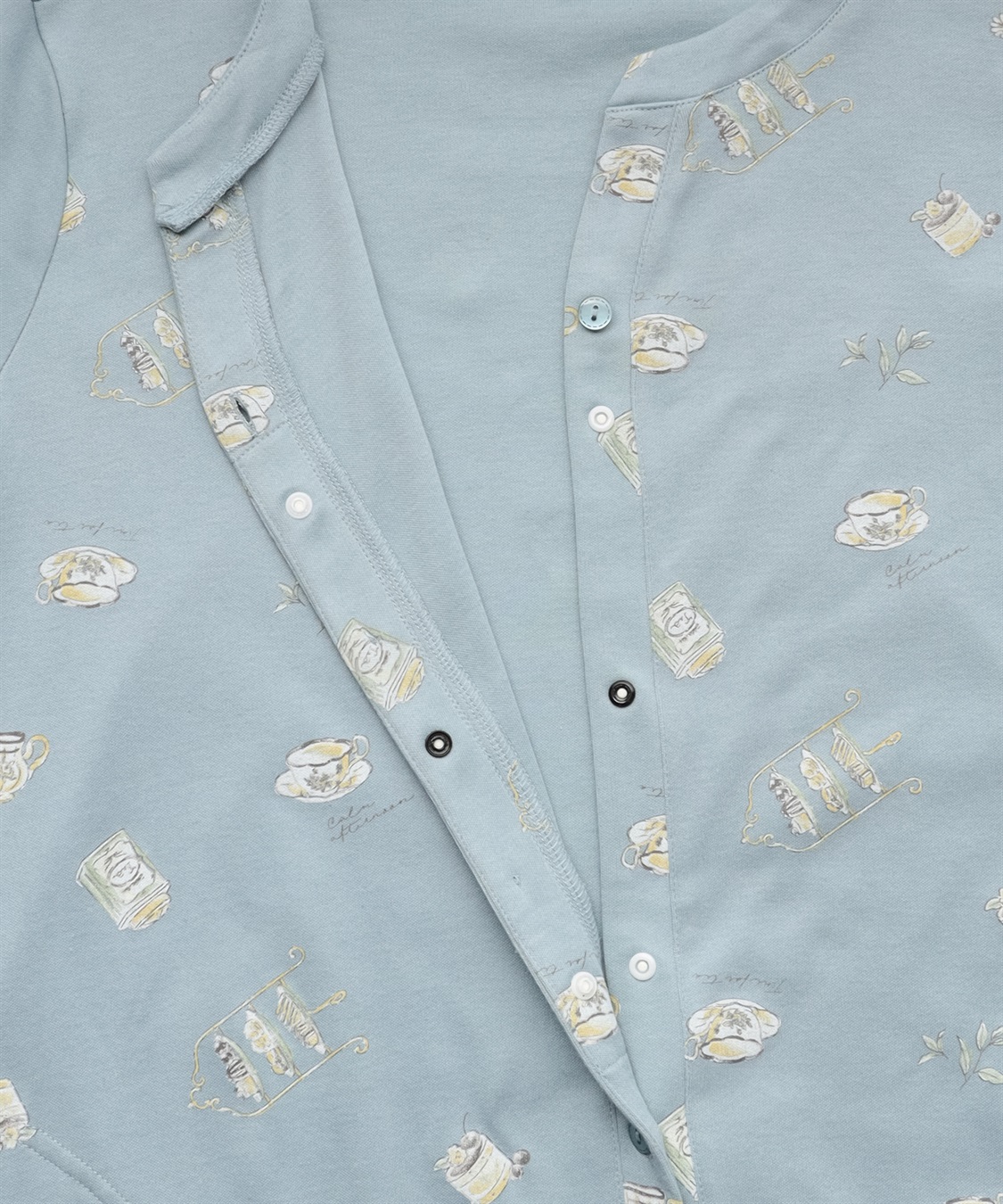 Rosemadame スムース素材ティータイムモチーフネグリジェ・パジャマ(産前・産後対応 マタニティ＆授乳服 ルームウェア)_sub_15