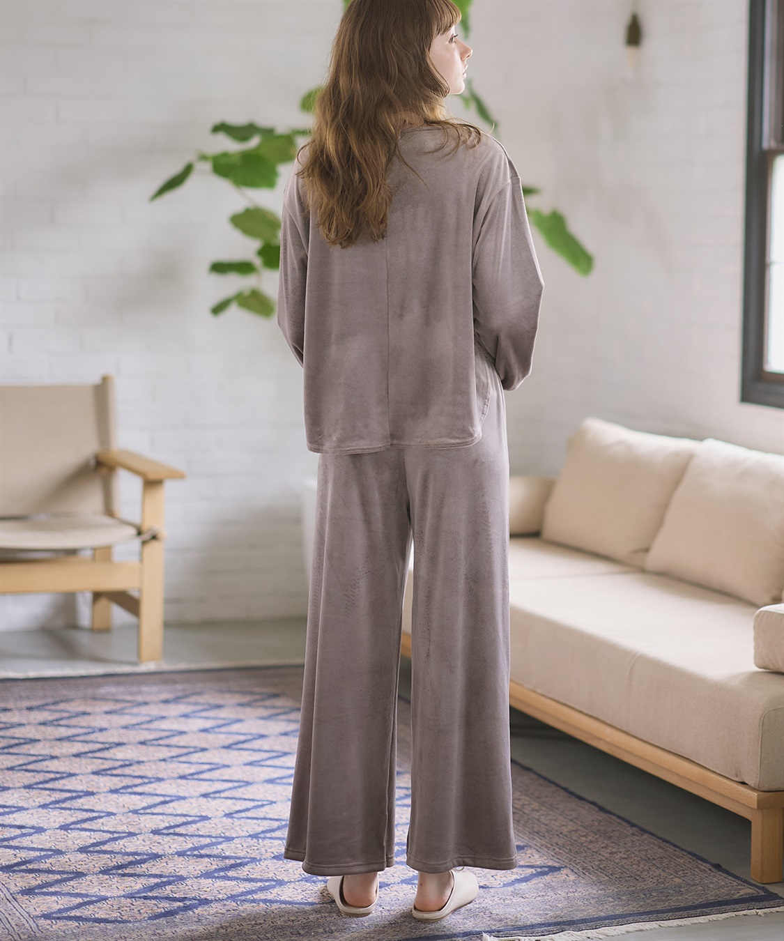 Rosemadame 【セット】ベロアルームウェア(産前・産後対応 マタニティ＆授乳服 パジャマ)_sub_24