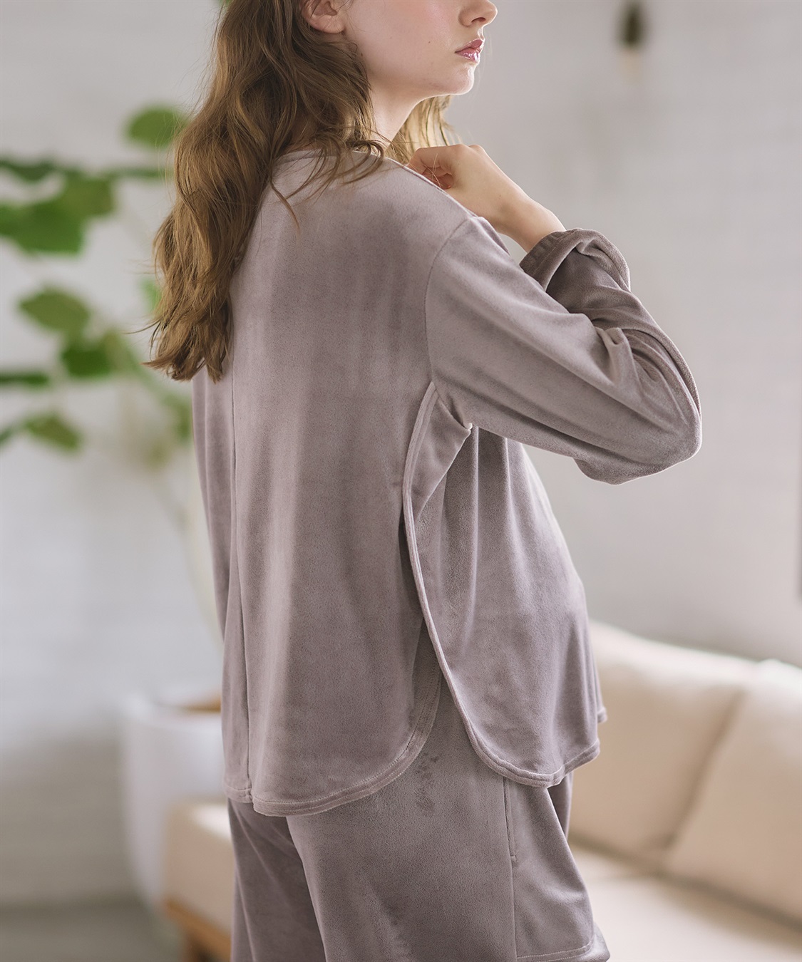 Rosemadame 【セット】ベロアルームウェア(産前・産後対応 マタニティ＆授乳服 パジャマ)_sub_26