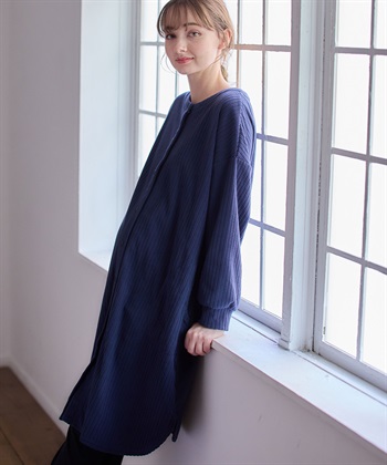 Rosemadame 【セット】針抜きリブテレコフリースチュニック×スムースパンツパジャマ(産前・産後対応 マタニティ＆授乳服 ルームウェア)_subthumb_24