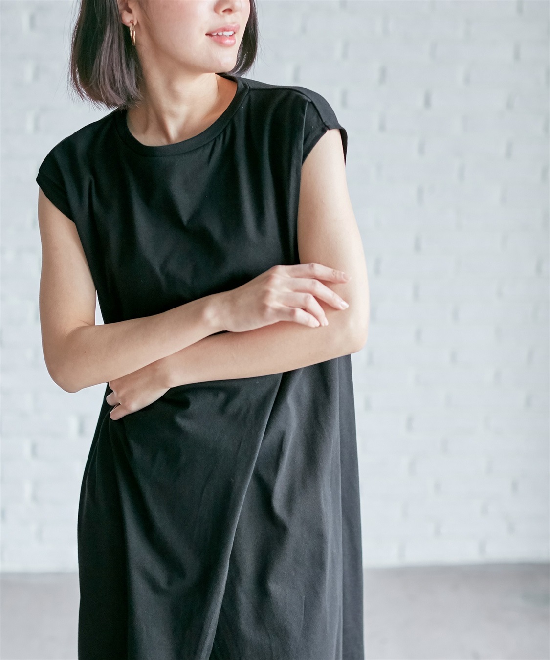 前スリットワンピース 授乳もできる チュニック（マタニティ/授乳服）授乳楽々 妊婦服 産前・産後対応 Rosemadame｜クロスプラス公式通販サイト