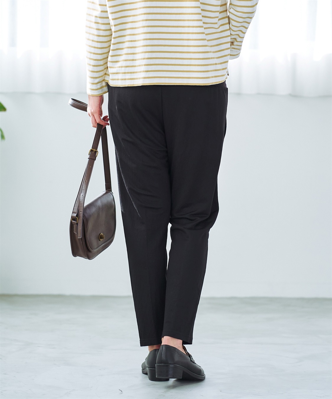 Rosemadame 接触冷感テーパードパンツ（マタニティ/授乳服）授乳楽々 妊婦服 産前・産後対応_sub_4