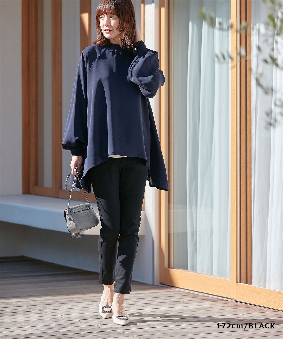 Rosemadame マタニティツイルスキニーパンツ（マタニティ/授乳服） 授乳楽々 妊婦服 産前・産後対応_sub_6