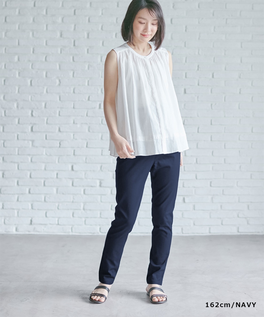 Rosemadame マタニティツイルスキニーパンツ（マタニティ/授乳服） 授乳楽々 妊婦服 産前・産後対応_sub_10