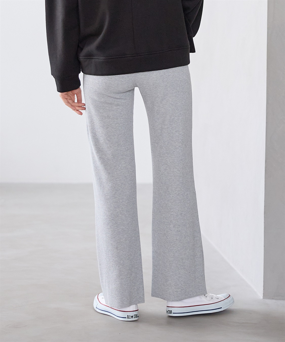 Rosemadame 産後にも活躍 セルフカットできるマタニティリブストレートらくちんパンツ（マタニティ）妊婦服 産前・産後対応_sub_16